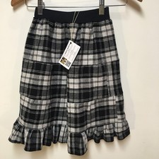 Skirt Flannel Girls 4 Maxi Gray Plaid Ruffle Tiered Cotton Mom and Pop's Kids