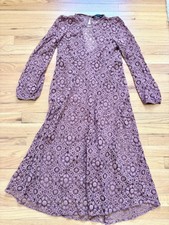 NWOT ZARA WOMAN MIDI LACE DRESS SZ XS- beautiful