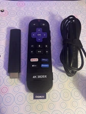 Roku 4K Streaming Stick 3820X Black Streaming Device, Remote, Long Range WR002