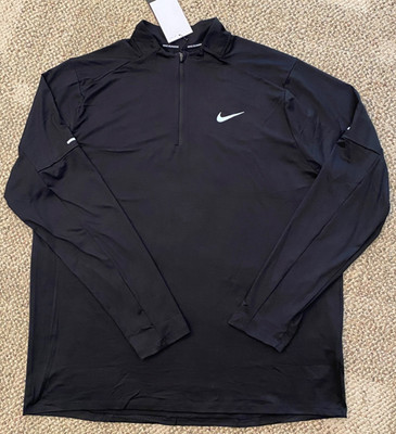 Nike Element Top Shirt 1/2-Zip Running Long Sleeve UPF 40+ DD4756  $70 Men's M