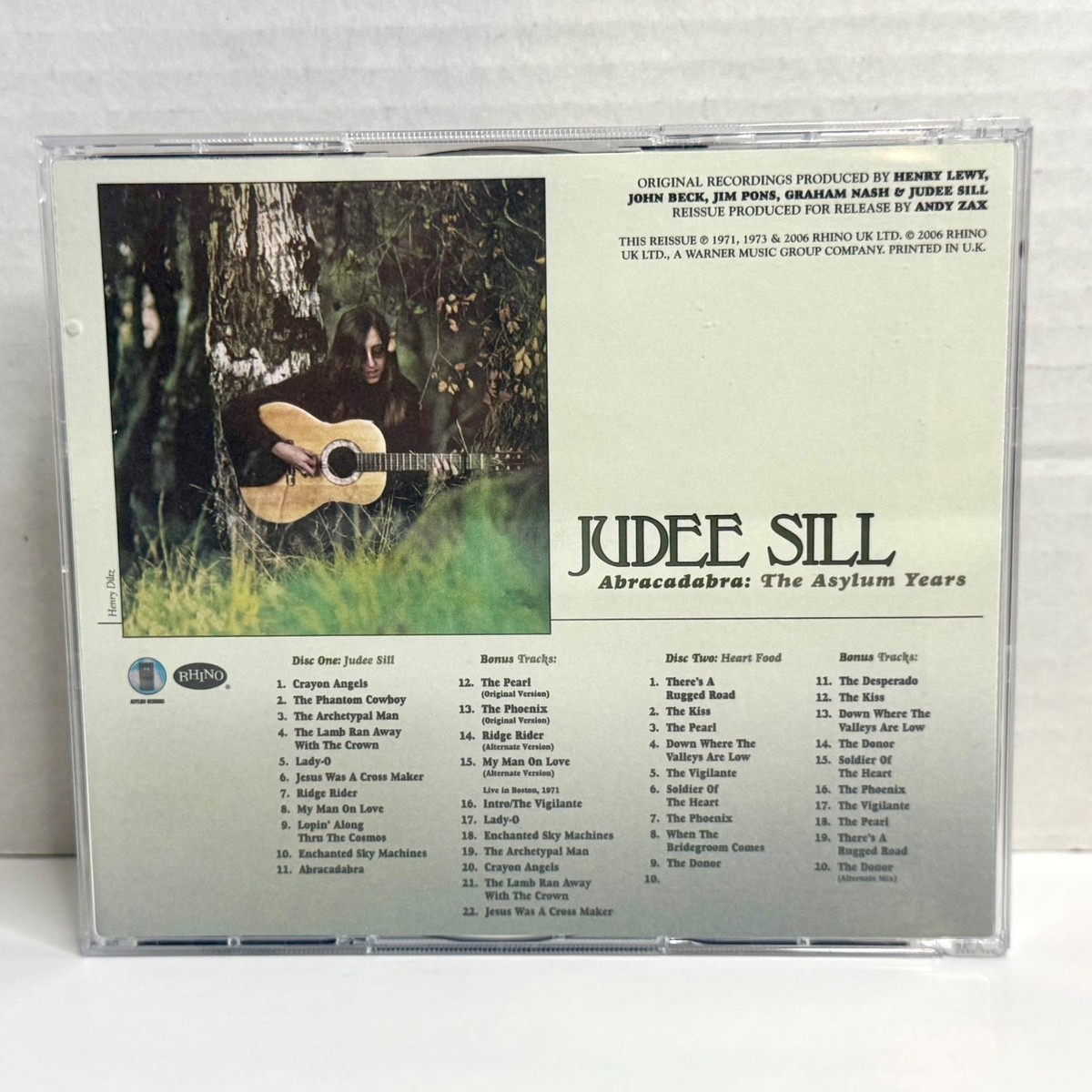 JUDEE SILL – ABRACADABRA: THE ASYLUM YEARS 2-CD (2006) Judee Sill 
