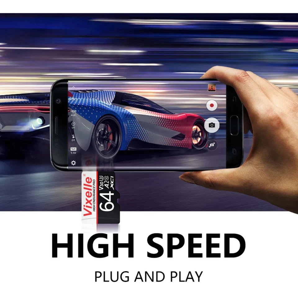 Micro SD Memory Card High Speed 32GB 64GB Class 10, A2, U3, Phone Dashcam Tablet - Image 2 of 4