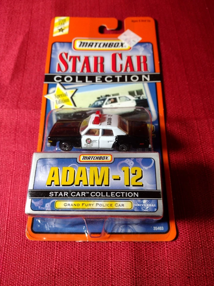 火柴盒 1998 年 Star Car Adam 12 1977 普利茅斯 Grand Gran Fury LAPD(见图片) — 第 2/4 张图片