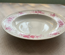 Suppenteller /tiefer Teller Serie Annabell  rot Seltmann Weiden Bavaria 23,5 cm