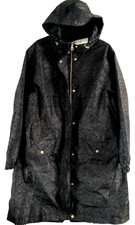 Joules Holkham Waterproof Packable Raincoat UK14 - Black Tonal - BNWT RRP£75