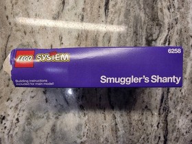 Vintage Lego Pirates 6258 Smuggler's Shanty Set (1992): Complete