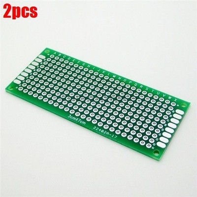 2Pcs Double-Side Pcb 3 X 7 Panel Universal Board 3X7 Cm Prototype New Ic hs *hu