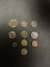 10 Genuine Roman Coins, Bronze Study Lot, Mixed Patinas, Starter Collection
