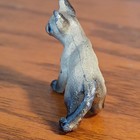 ANTIQUE COLD PAINTED METAL SIAMESE CAT FIGURINE — photo 4