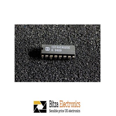 Harris CD74HC4020E (74HC4020) 14-stufige Ripple-Carry Binärzähler IC 16 Pin