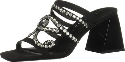 Katy Perry The Layla Rhinestone High Heeled Sandal Women Shoes Size 6.0 M, Black