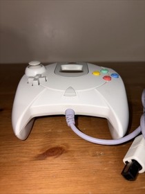 Sega Dreamcast OEM Controller Official White Gray Tested Working HKT-7700