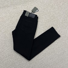 All Saints Jeans Cigarette Damaged Skinny Fit Distressed Mens W32 L32 Black BNWT