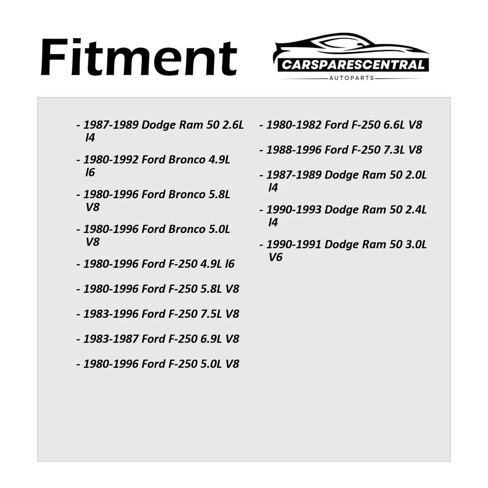 Buje de resorte de hoja trasero delantero trasero 4x para Ford F-250 1980-1996 5,8 L Foto 2 de 4