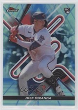 2022 Topps Finest Blue/Aqua Vapor Refractor 49/250 Jose Miranda #15 0xe0