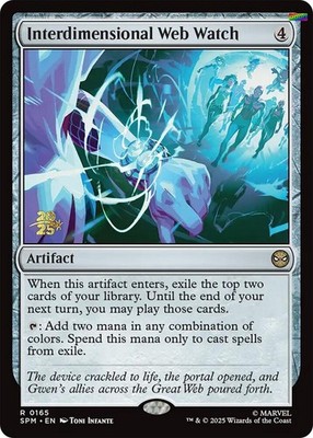 Interdimensional Web Watch [PRE - 165] - NM [Foil] TCG MTG