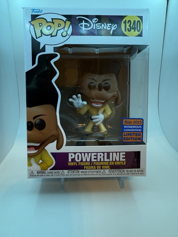 Funko Pop! A Goofy Movie #1340 Powerline 2023 Wondrous Convention Shared Exclusi