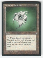 1995 Hematite Talisman Ice Age MTG