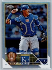 2023 Topps Chrome Salvador Perez #165 Refractor Kansas City Royals MLB Baseball