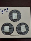 Valcambi Silver Bar 1 Gram LOT OF 3 ) .999 fine silver bars