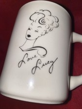 Vintage LOVE LUCY Lucille Ball I LOVE LUCY Al Hirschfeld Caricature Coffee Mug