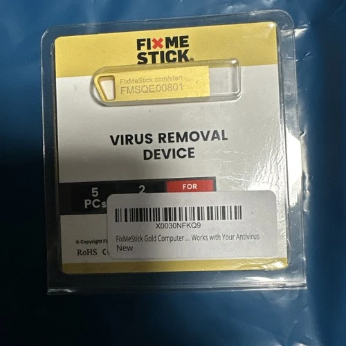 FixMeStick Gold Computer Virus Removal Stick for Windows PCs 