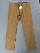 Prana Stretch Zion Slim Pants II Men  s Size 36x32 Sepia Brown Hiking