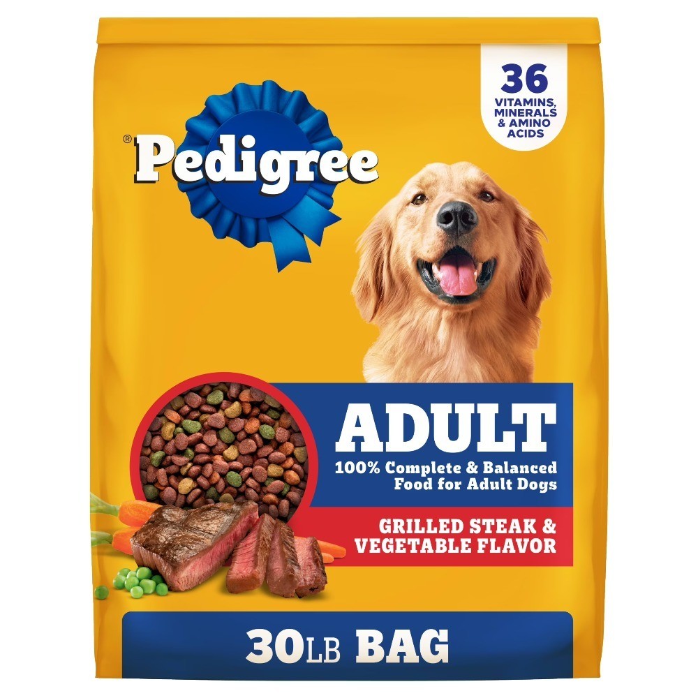 Grilled Steak & Vegetable Flavor 30 Lb Bag Complete Nutritio