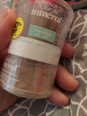 L'Oreal Paris True Match Mineral Foundation Powder Makeup W3 460 Nude Beige NEW