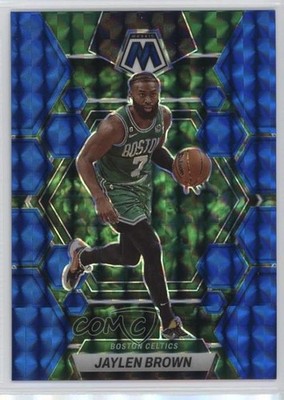 2022-23 Panini Mosaic Blue Mosaic Prizm 146/199 Jaylen Brown #9 8vc