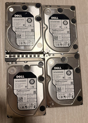 Lot of 4 Dell 1TB HDD - 7200RPM - 3.5 inch (0HNWHH) - Excellent