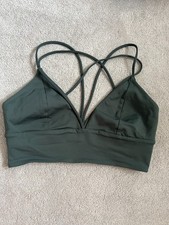 Lululemon Pushing Limits Sports Bra (Size 8) Dark Forest Green (new without tag)