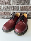 Dr. Martens Unisex Smooth Leather Oxford Shoes Cherry Red US Size M 6/W 7 VTG 05