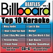 Billboard Karaoke - Billboard Beatles Top 10 Karaoke Vol 1 10 10-song CD G 