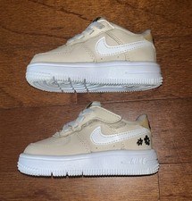 Nike Force 1 Low Powered By flowers Sanddrift Easy On Baby Toddler Sneaker 5C