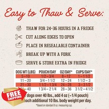 Stella Chewy's Sea Grain Free Frozen Dog Food 16oz 4 Pouch Pack