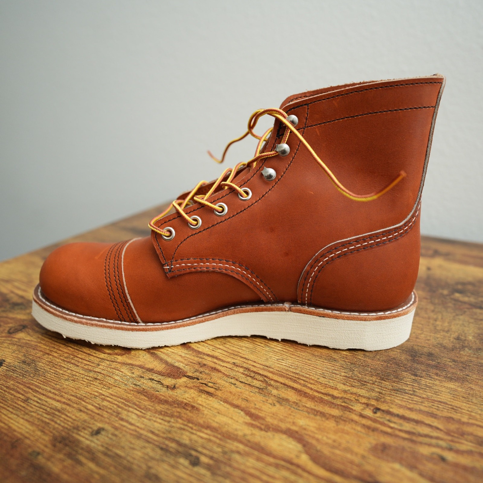 Red Wing Iron Ranger 8089 6" Boots Men Oro Legacy Oiled Leather Traction Tred 9