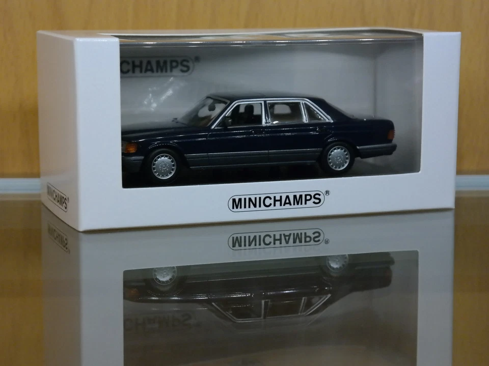 Minichamps 1:43 Mercedes-Benz 560 SEL (W126) – 1/500 pcs. blau - Art. 943 039303 - Bild 3 von 4