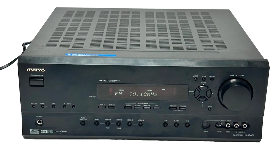Onkyo TX-SR601 6.1 Surround Sound AV Receiver  Dolby Digital FM/AM Tuner  TESTED - Image 3 of 4