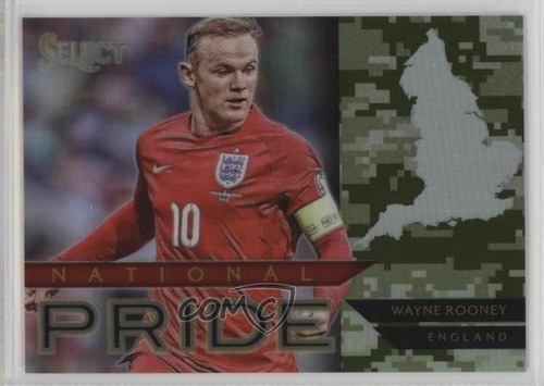 Wayne Rooney [Camo Prizm] #16 2015 Panini Select National Pride card