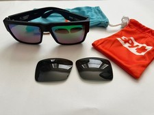 Spy Optic Cyrus Sunglasses Matte Black Happy Gray Green Spectra Polarized Lens