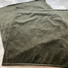 Velvet Pillow Covers Square 22"x22" Beluga Gray Beige Backing Zipper Luxury