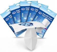 Disposable Toilet Seat Covers - Flushable Paper Travel Pack - 50 Count 5