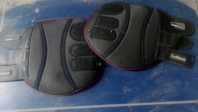 LeMieux Brushing Boots Set Of 4, L & XL Carbon MeshWrap