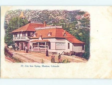 Pre-1907 BUILDING Manitou Colorado CO o/19 A0416