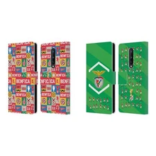 OFFICIAL S.L. BENFICA GRAPHICS LEATHER BOOK WALLET CASE COVER FOR ONEPLUS PHONES