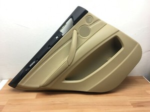 BMW X5 E70 LCI Türverkleidung Türpappe Lederausstattung Beige Leder hinten links