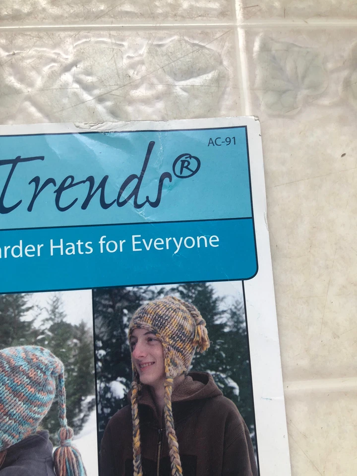 Fiber Trends Knitting Pattern: Snowboarder Hats for Everyone AC-91 - Image 2 of 3