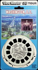 WASHINGTON D.C. SET 1 3d View-Master 3 Reel Packet SEALED