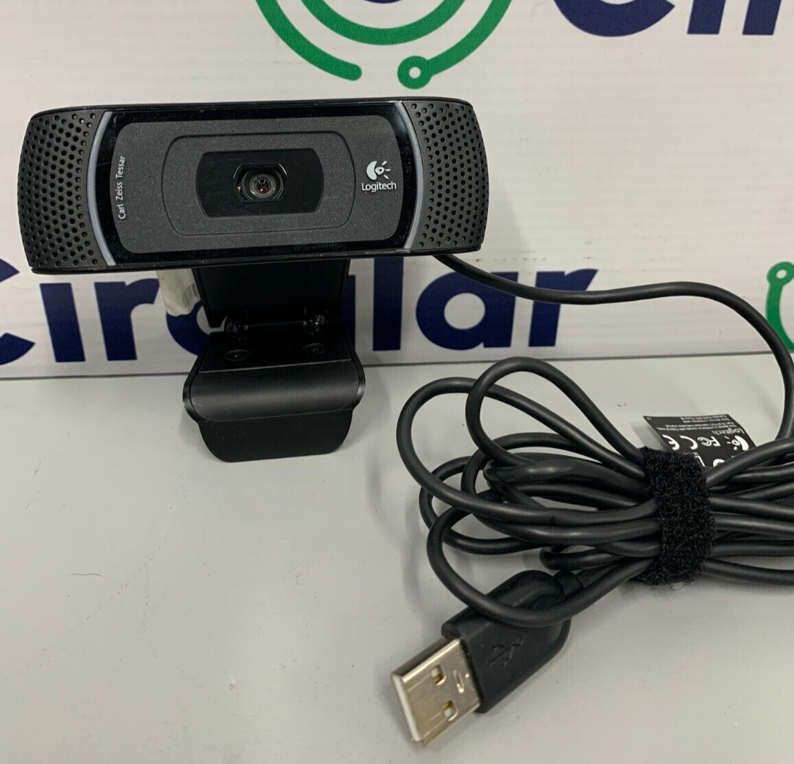 Logitech Full HD 1080P Webcam with Carl Zeiss Tessar Lens USB Tested-image